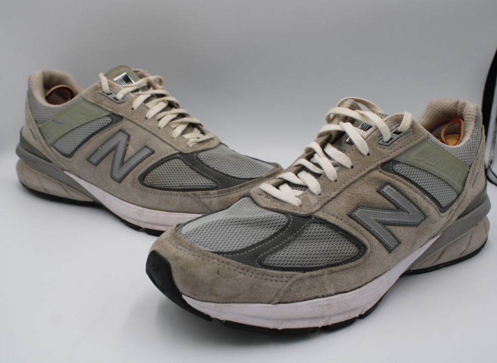 Size 11 2E Wide - New Balance 990v5 Grey - M990GL5